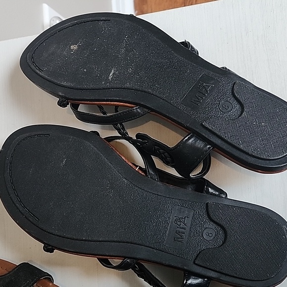Bundle ladies flat sandals Bamboo and Mia sz 8 GUC - Picture 3 of 8